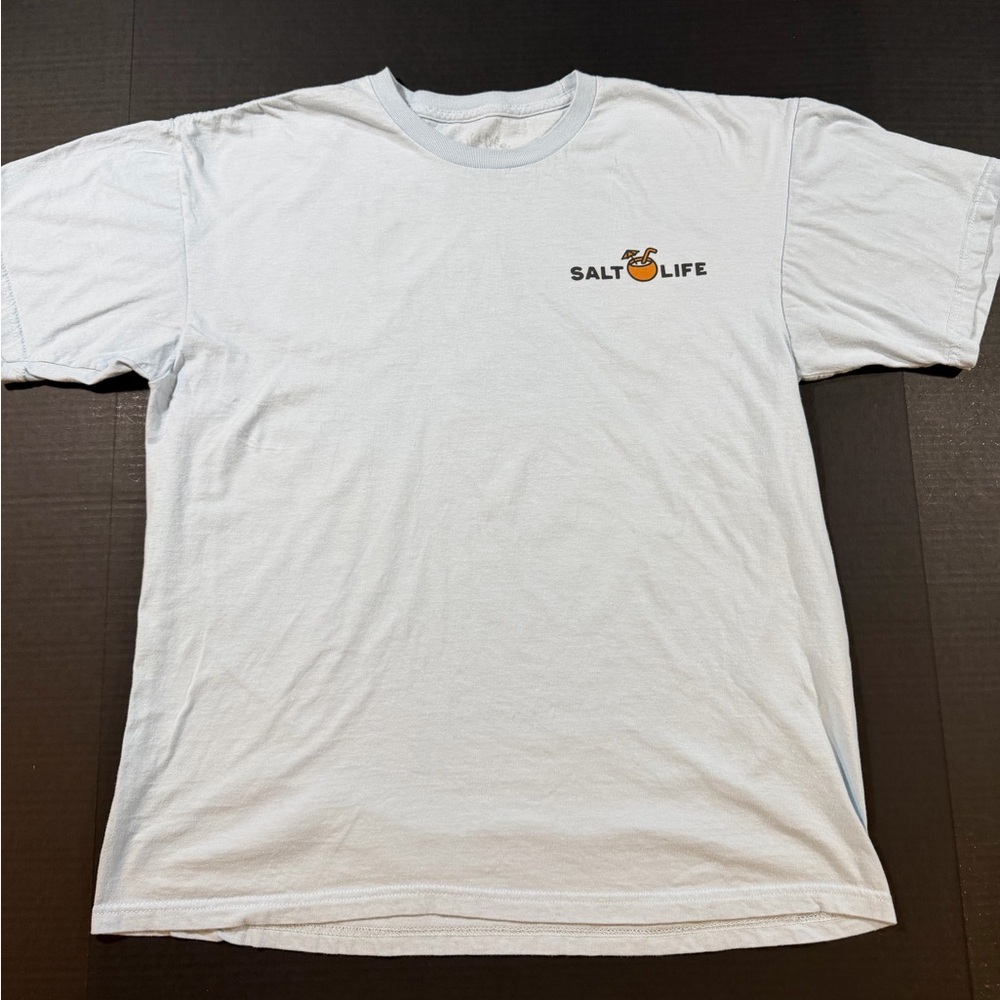 Salt Life Light Blue Graphic Sleeve Tee